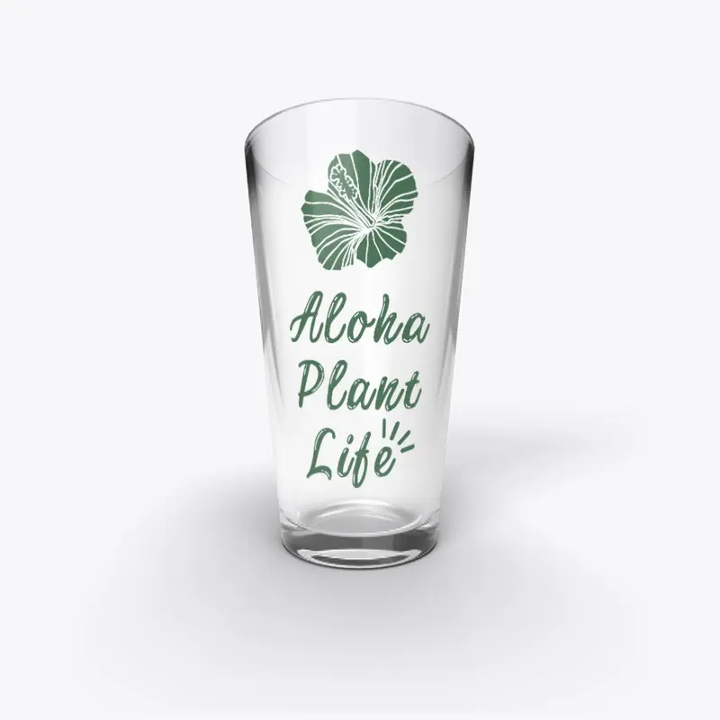 Aloha Plant Life Pint Glass