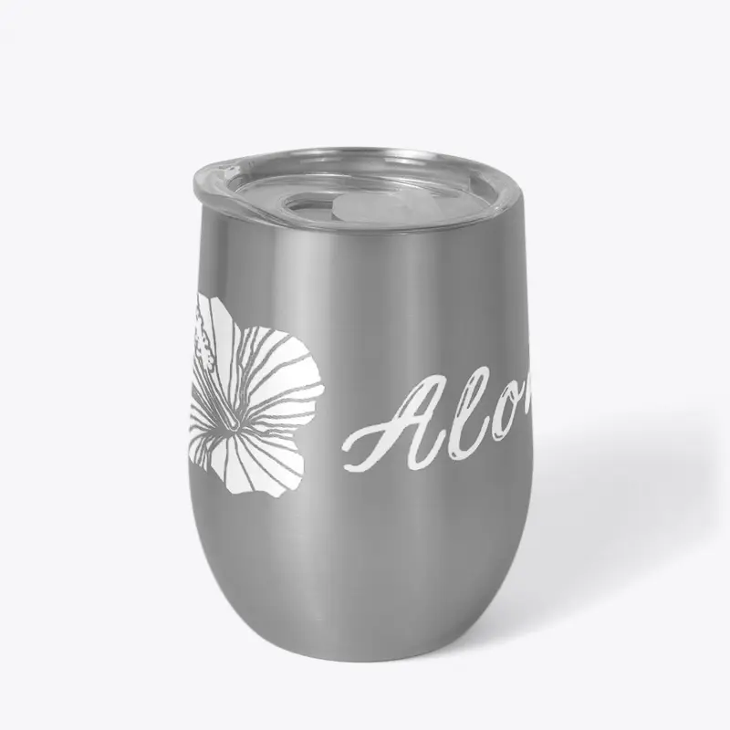 Aloha Plant Life Wine Tumbler